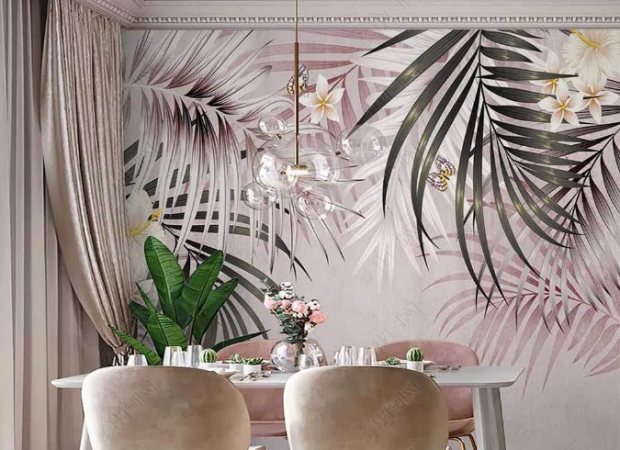 листья и цветы