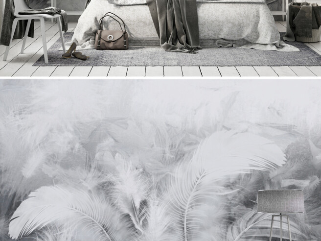 Фотообои Куст из перьев