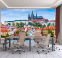Фотообои красные крыши