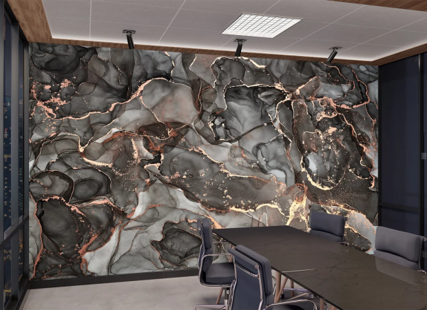 чорно-серый и золотой