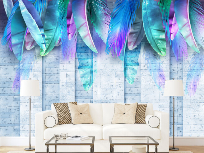 Фотообои Перьевой забор