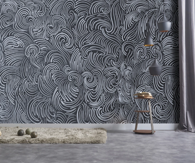 Фотообои белые волны