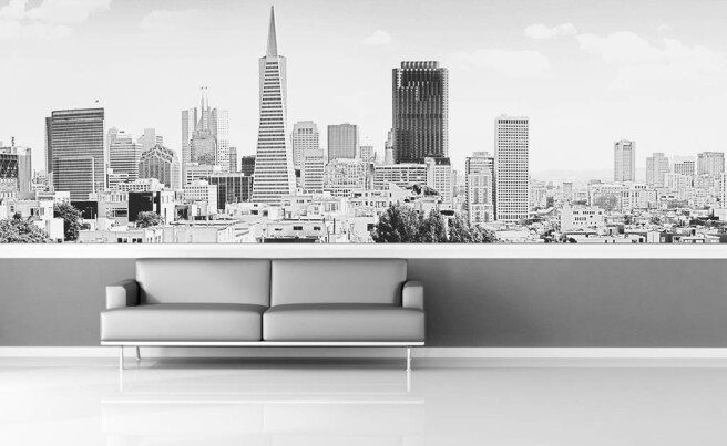 Фотообои Широкое фото города