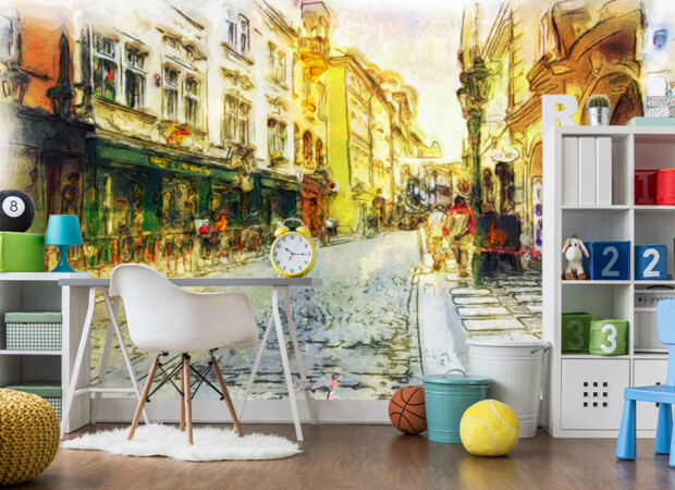 Мостовая набросок