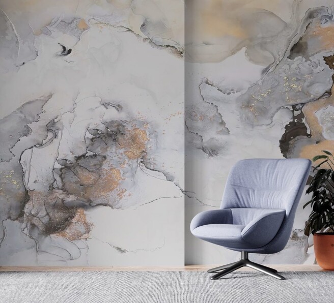 Фотообои очень светлый флюид