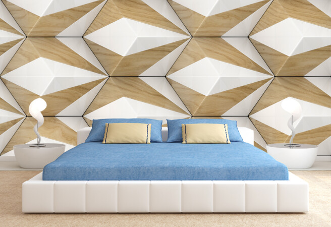 Фотообои деревянные кубы