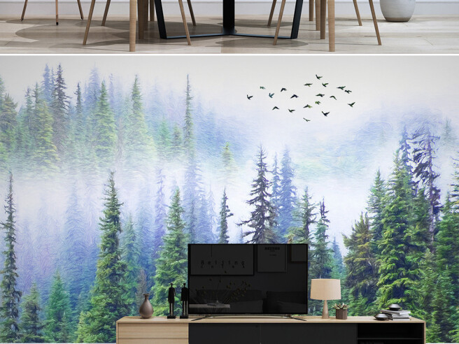 Фотообои Лес в красках