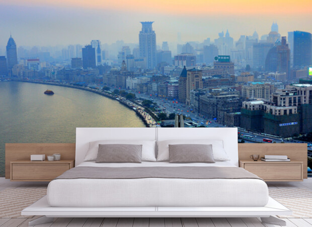 мегаполис в дымке