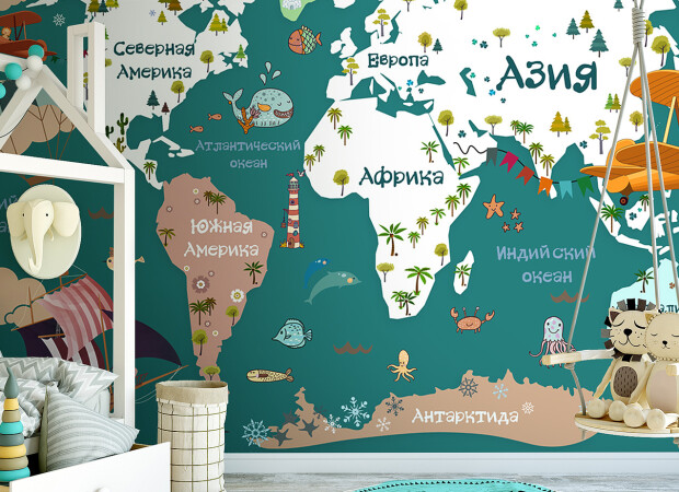 Бирюзовая карта первооткрывателя