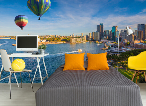 Полет над городом