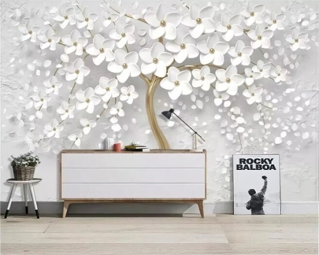 Фотообои цветущее дерево 2