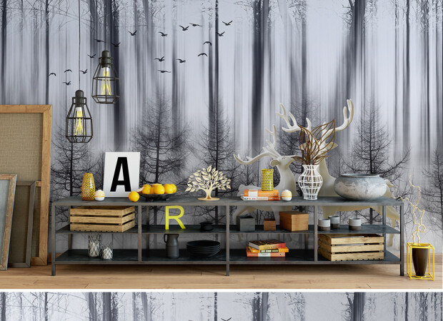 Два белых оленя