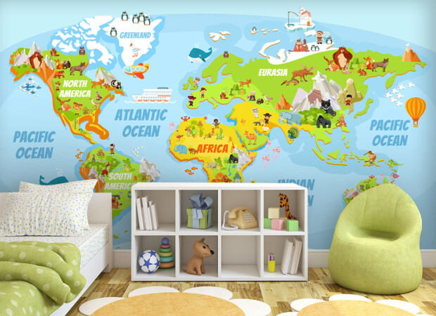 Зеленая карта мира