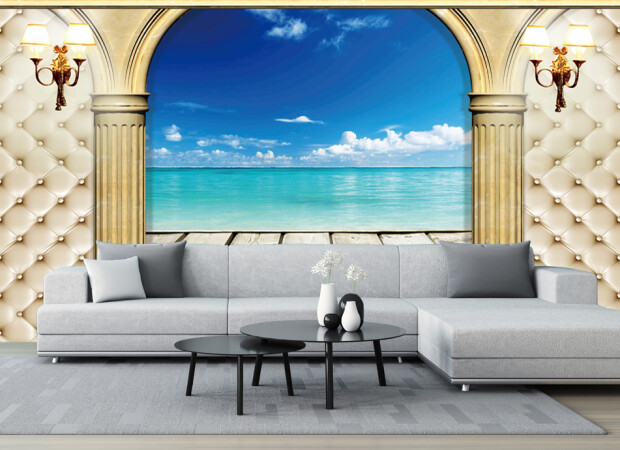 колонны и океан