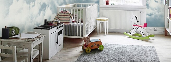 Фотообои Самолеты из-за туч