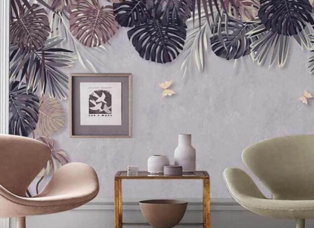 темные листья монстера