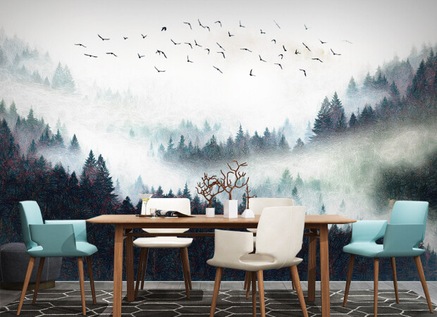 Лес в горах