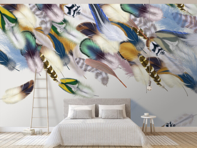 Фотообои Утиные перышки