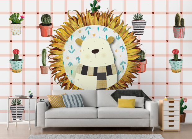 медведь-подсолнух