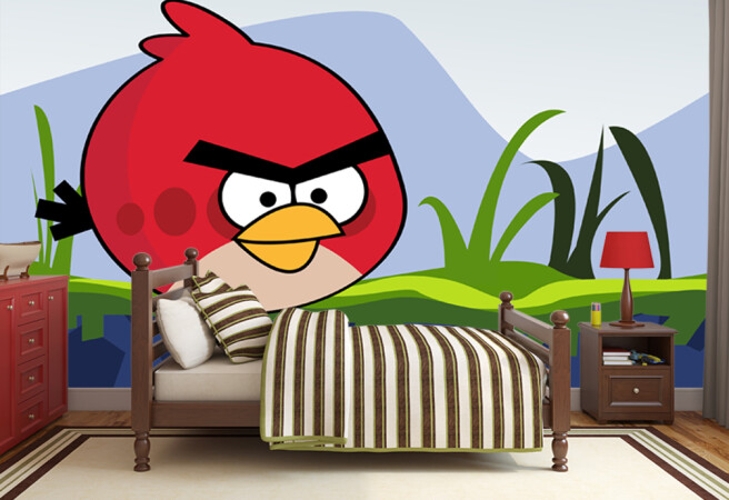 Фотообои Angry birds