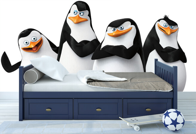 Фотообои пингвины из мадагаскара