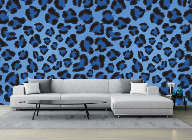 фиолетовый леопард