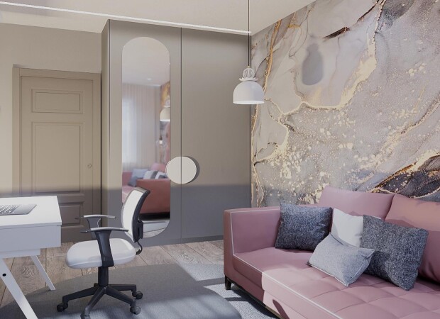 флюид красивый с оттенком фиолетвого