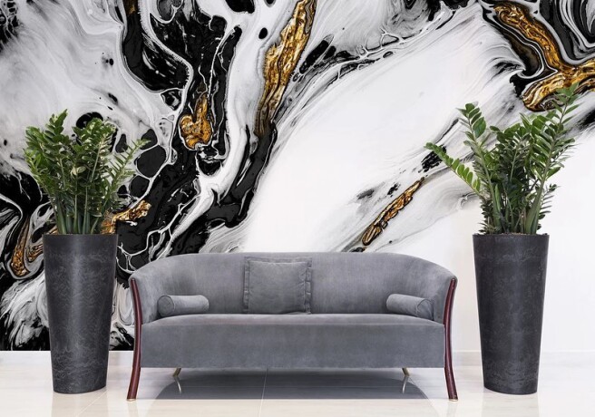 Фотообои флюид снежный