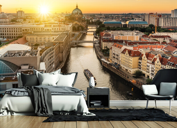 Рассвет в городе