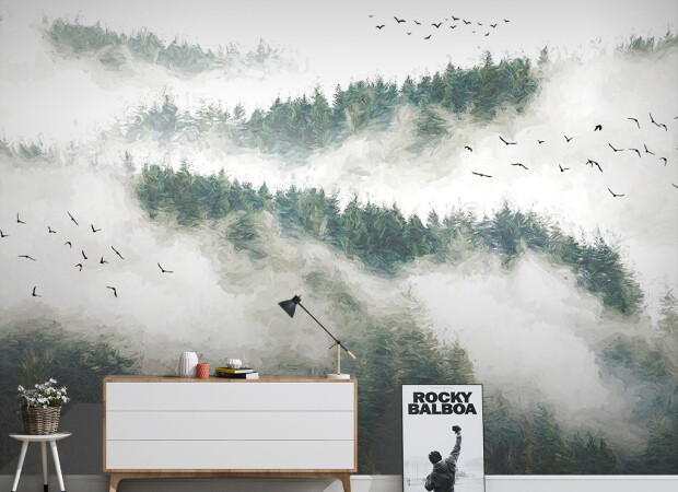 Лес на холмах