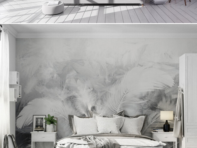 Фотообои Куст из перьев