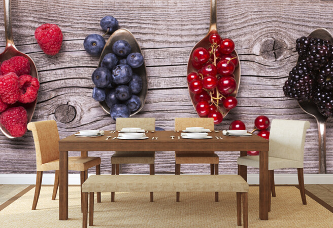 Фотообои четыре ложки