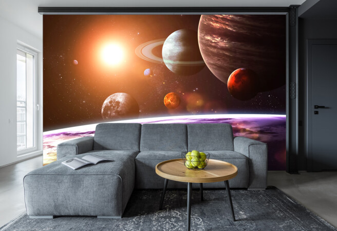 Фотообои солнечная система