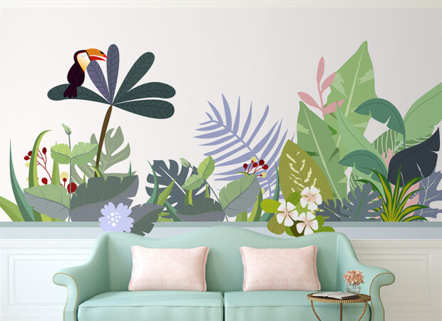 Тукан на ветке