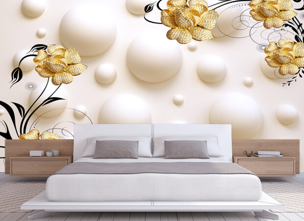 цветы и сферы