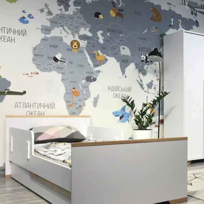 Фотообои карта на украинском