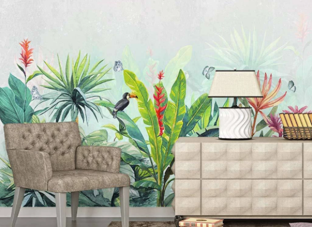 какаду на ветке