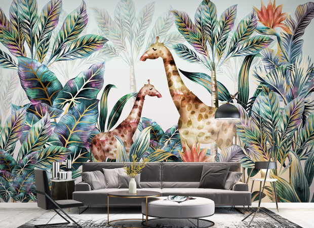 Большой и маленький жирафы