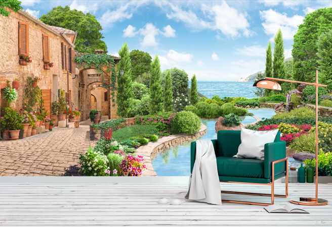 Фотообои греческий берег