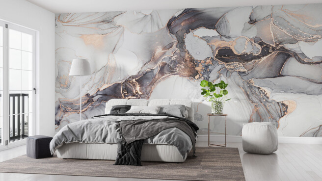 Фотообои флюид с оттенком фиолетового