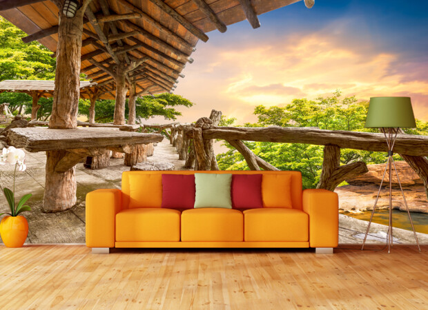 барная стойка в тропиках