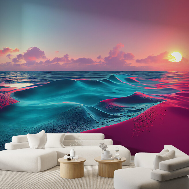 Фотообои море на закате