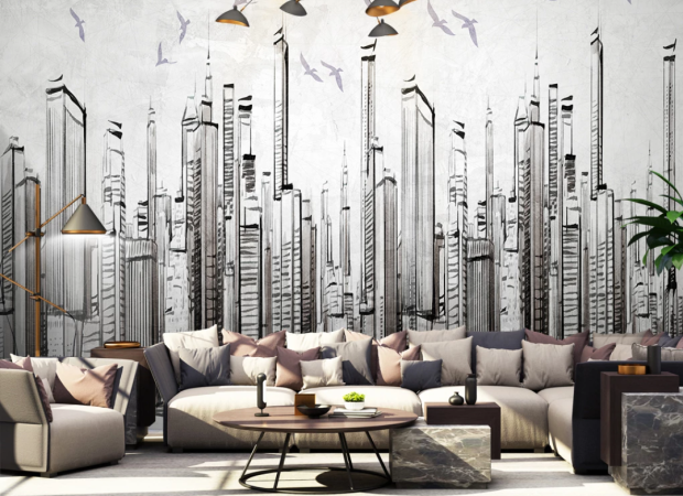 чорно біле місто