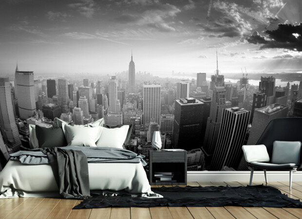 Мегаполис ч/б