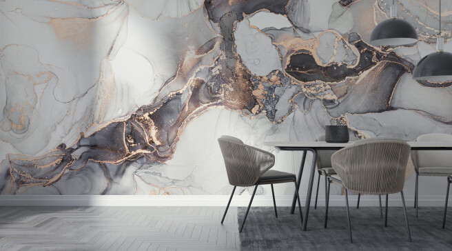 Фотообои флюид с оттенком фиолетового