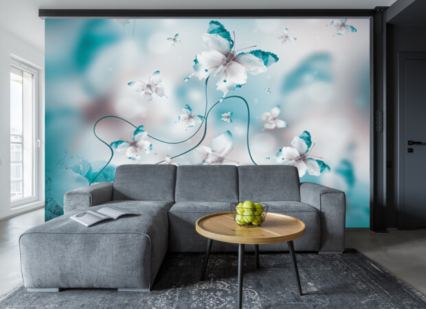 Бирюзовые бабочки