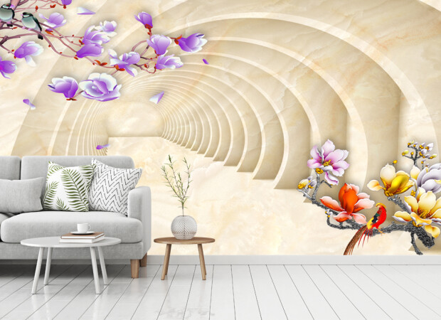 тоннель с орхидеями