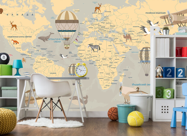 Эксклюзивная детская карта на русском языке