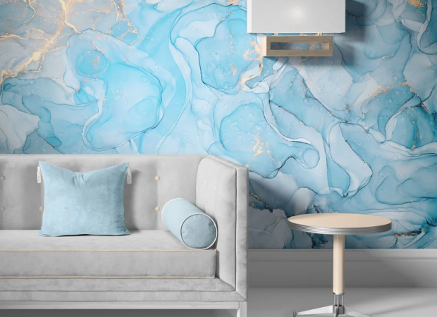 ніжно-блакитний флюїд