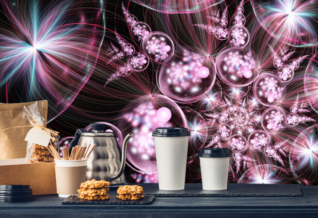 Фотообои Иллюзорные цветы